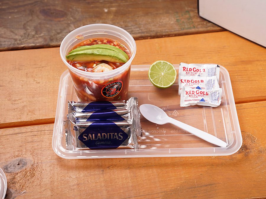 Cóctel de camarón con aguacate